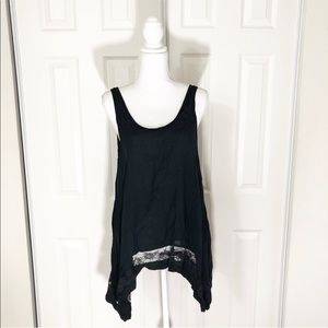 Free people black lace tunic